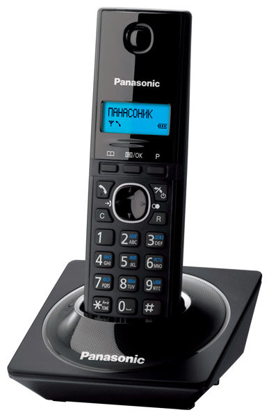 Телефон беспроводной DECT Panasonic KX-TG1711UAB  (трубка с цв.ЖК диспл., DECT)