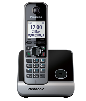 Телефон беспроводной DECT Panasonic KX-TG6711  (трубка с цв.ЖК диспл., DECT)
