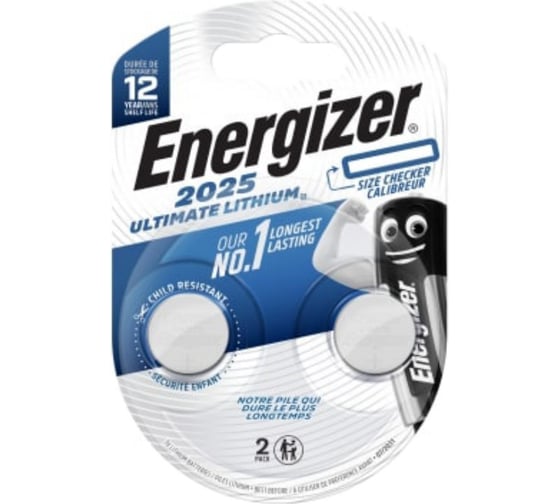 Батарейка-пальчиковая Energizer Electronics Lithium CR2025 BP1