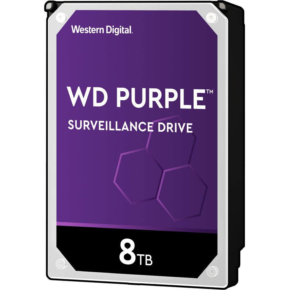 Жесткий диск для систем видеонаблюдения 3.5 HDD 8Tb WD Purple 5900rpm 64 Мб