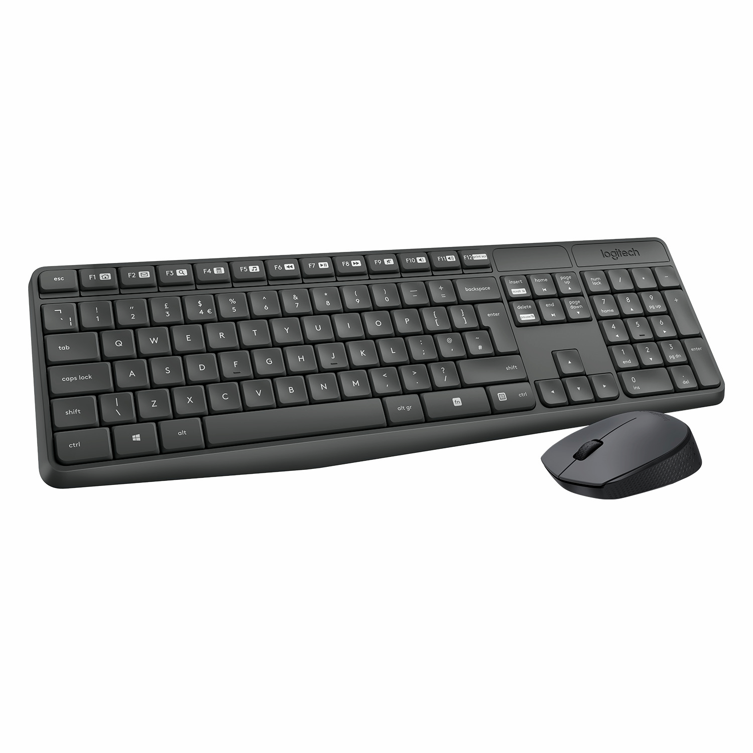 Клавиатура + мышь беспроводные Logitech MK235 Black