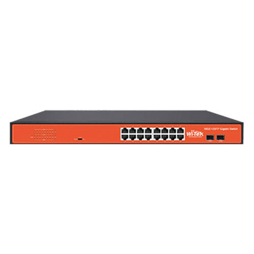 Коммутатор Wi-Tek WI-SG116F V2 16GE+2SFP