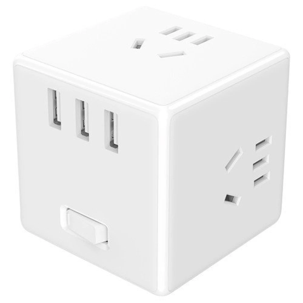 Розетка кубик Xiaomi Mijia Rubiks Cube Converter Wireless Edition (без провода) (MJZHQ3-01QM)