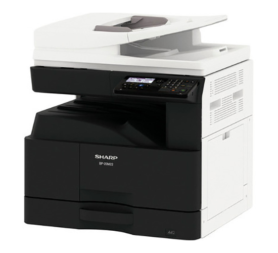 МФУ SHARP BP-20M22 / A3 / лазерное ЧБ / 22 стр/мин / 600×600 dpi / USB / копир + принтер + сканер