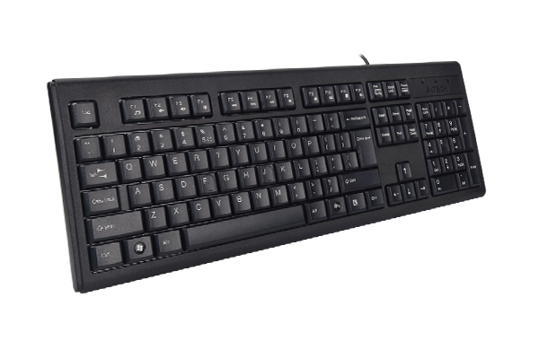 Клавиатура A4Tech KR-83 FN Multimedia Wired Keyboard USB Black US+RU Layout-Promotion price