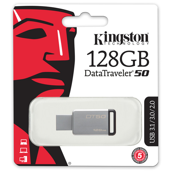 Флеш карта 128GB USB 3.0 Kingston DT50/128GB