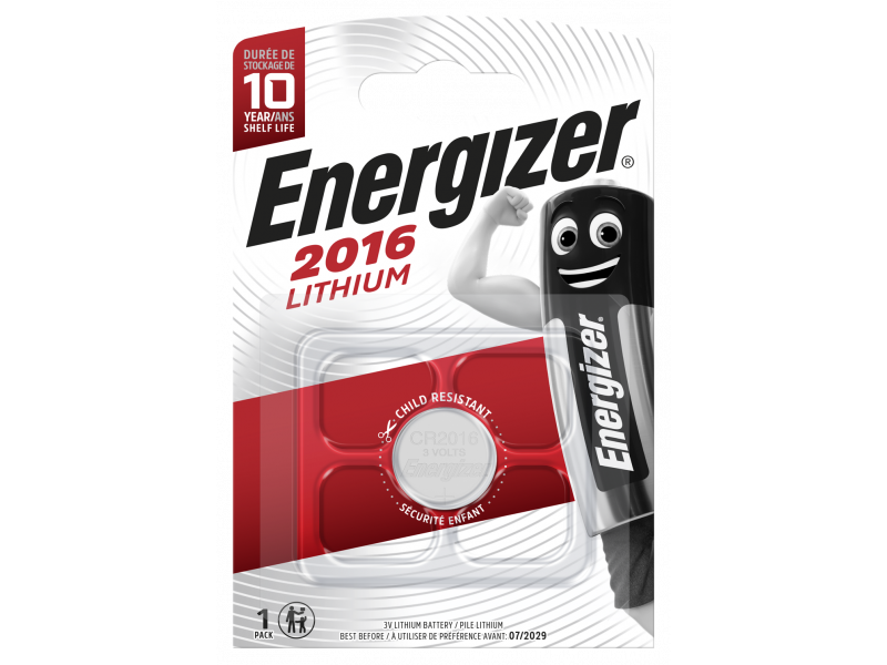 Батарейка-пальчиковая Energizer Electronics Lithium CR2016 BP1