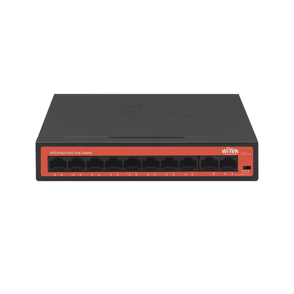 Коммутатор PoE Wi-Tek WI-PS210H V3 8FE+2FE