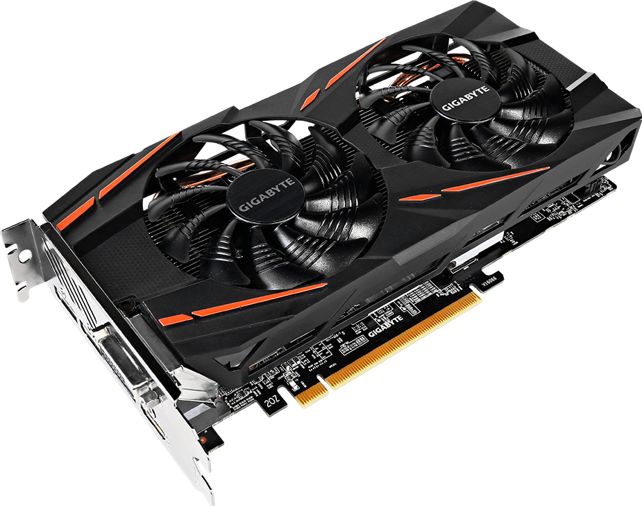 Видеокарта 8GB GIGABYTE GV-RX580GAMING-8GD / Radeon RX 580 / GDDR5 / PCI-E / DVI + HDMI + 3x DisplayPort