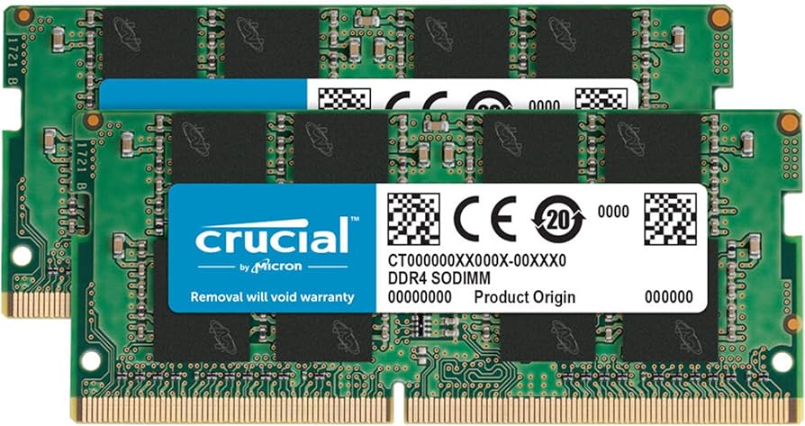 ОЗУ для ноутбука 32GB Crucial (2x16GB) DDR4 2400MHz SODIMM CT2C8G4S24AM