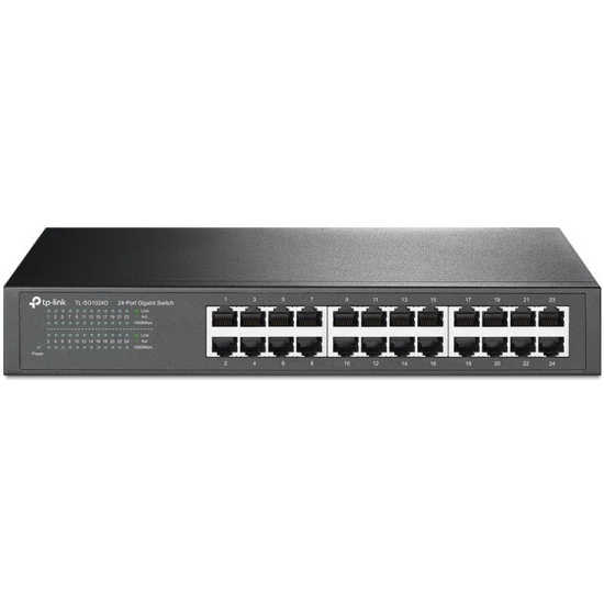 Коммутатор TP-Link TL-SG1024D / 24?Gigabit RJ45 / 10/100/1000 Mbps