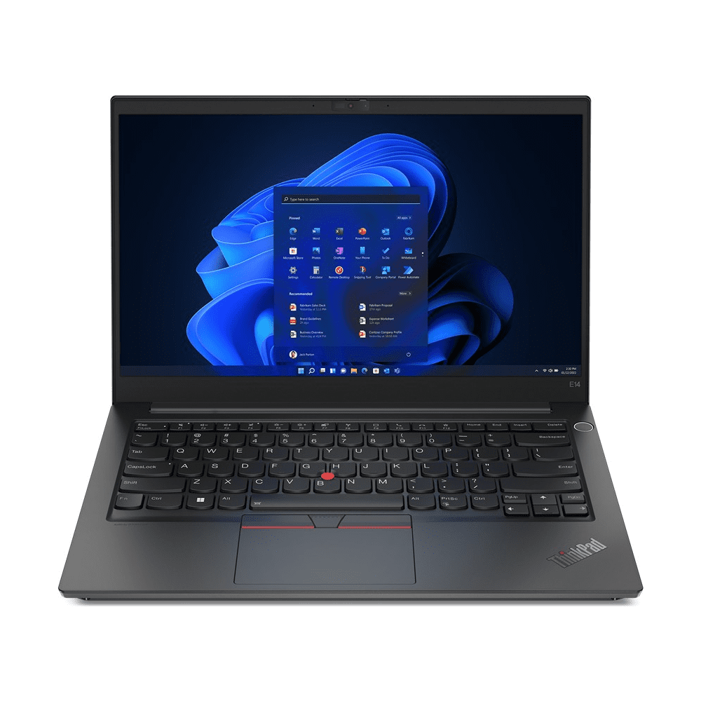 Ноутбук 14" Lenovo ThinkPad E14 / Core i7 13th Gen / 16GB RAM / 512GB SSD / IPS / Windows 11 Pro