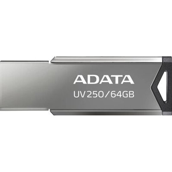 Флеш карта 64GB USB 2.0 ADATA UV250 Metal Silver Classic