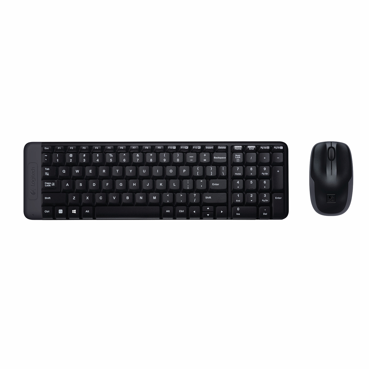 Клавиатура + мышь беспроводные Logitech MK220 Black