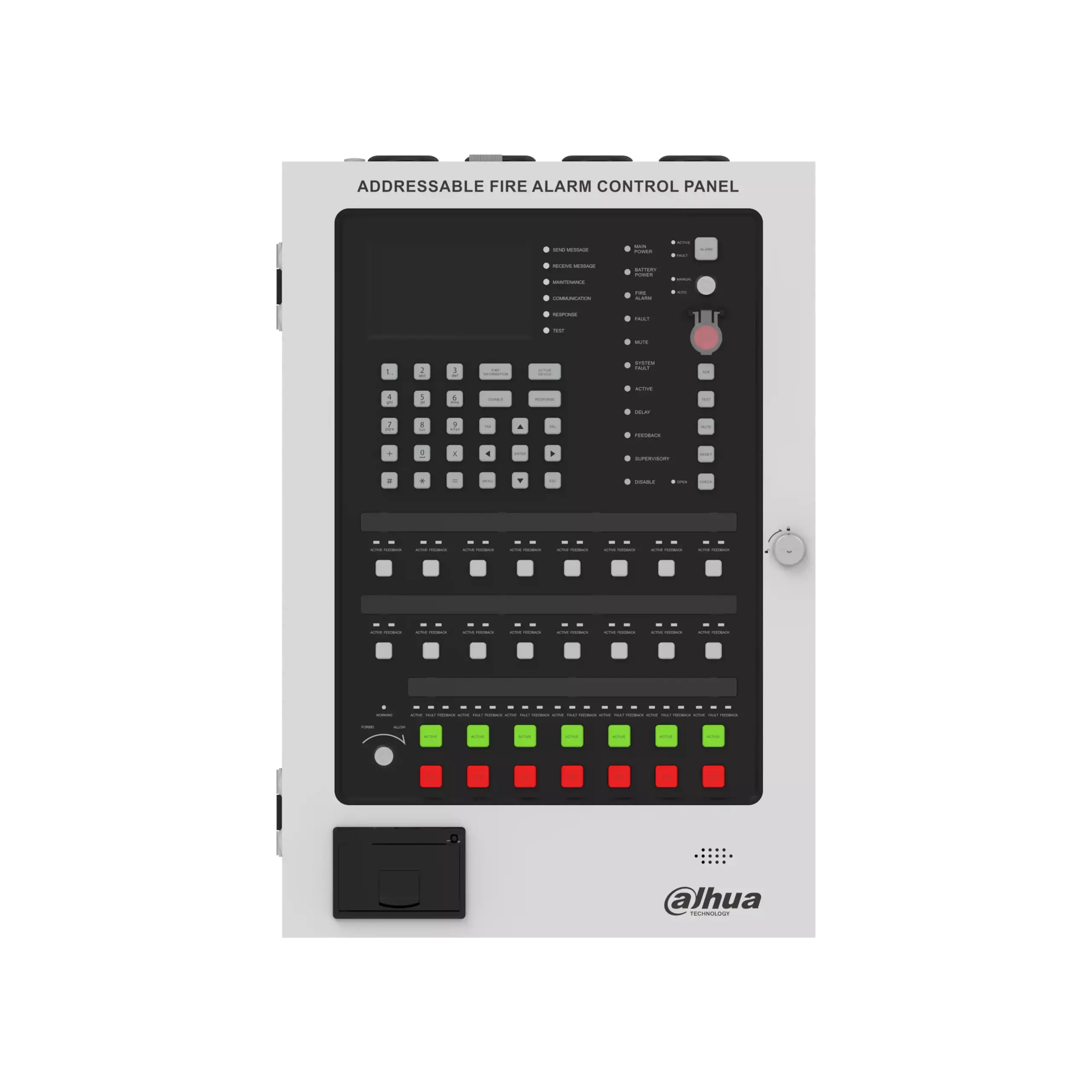 Адресная панель управления пожарной сигнализацией ОПС Dahua DHI-HY-2301
